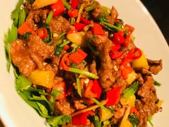 28秒爆炒黄牛肉-望湘园·洞庭渔宴(浦江欢乐颂店)