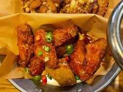 炸鸡翅一半一半-富乐满韩国正宗炸鸡韩国料理(虹泉路店)