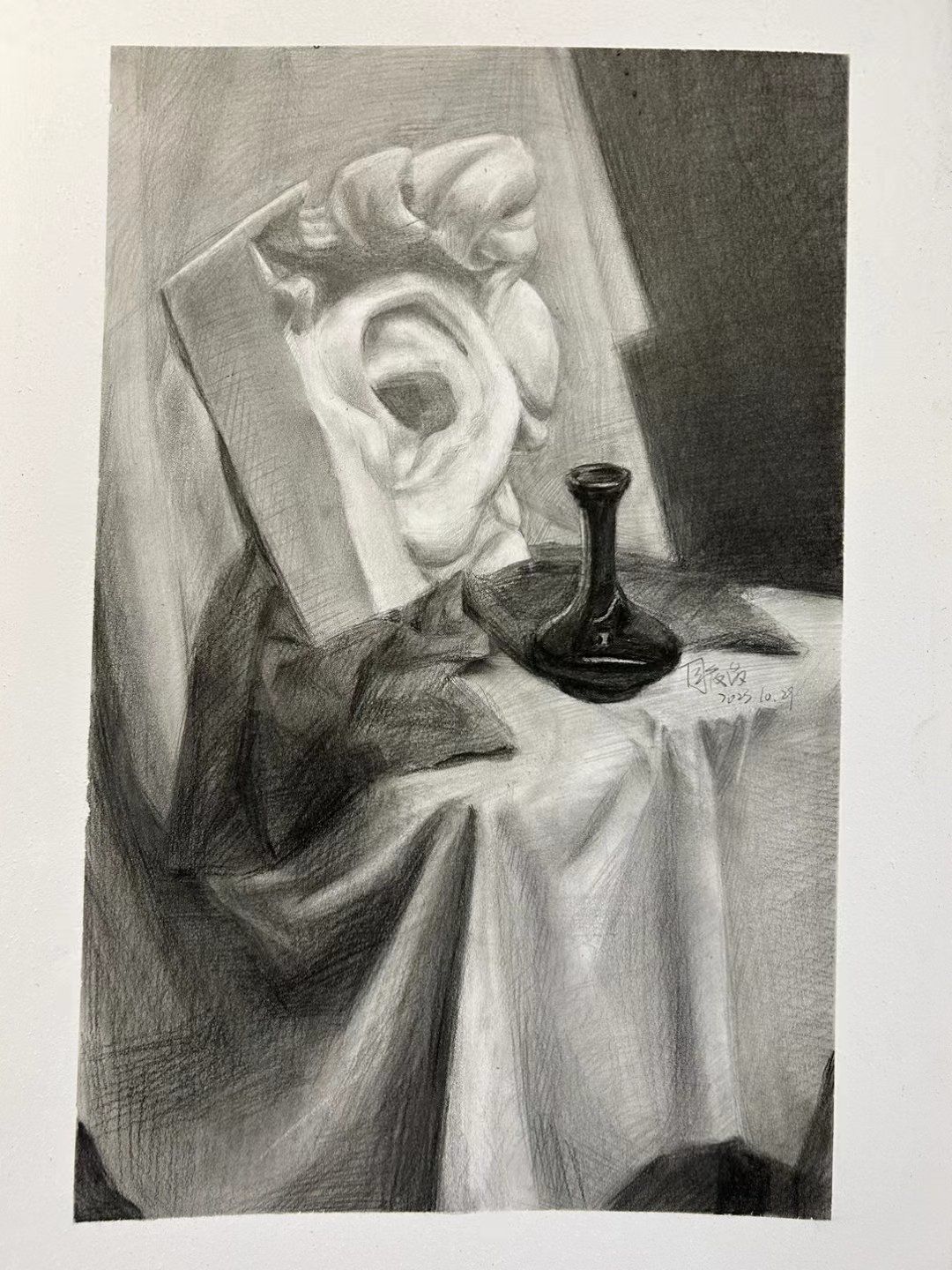 孩子们的第二节光影素描课