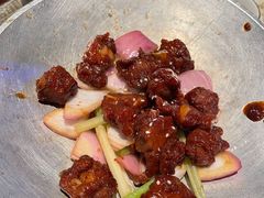 蒜汁排骨-绿茶餐厅(朝阳大悦城店)