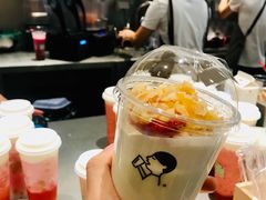 莓莓橙橙酸奶杯-喜茶(上海打浦桥日月光gelato lab+店)