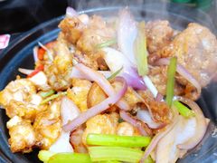 啫啫牛蛙煲-绿柠食堂(北外滩店)