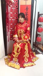 -懿沉香中式嫁衣礼服秀禾服龙凤褂马来褂旗袍总店