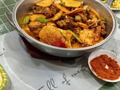 -尕有炕锅烤羊肉