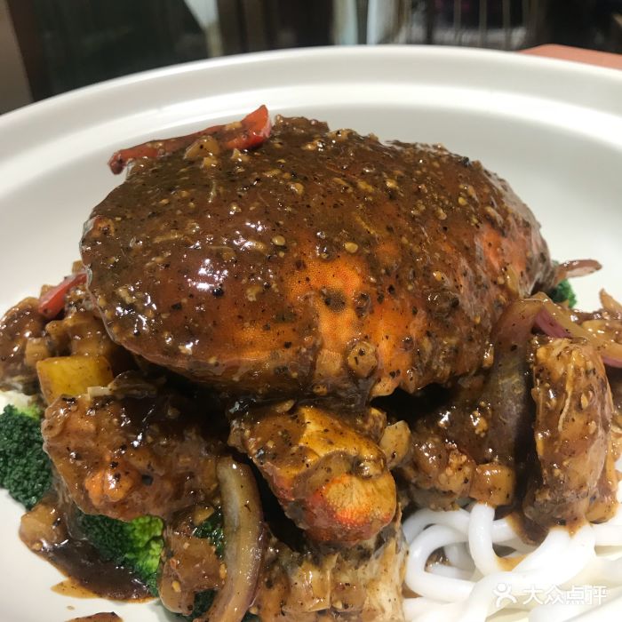 宝燕海货加工(陆家嘴店)-黑椒面包蟹-菜-黑椒面包蟹图片-天津美食
