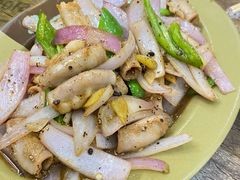 黑椒炒竹肠-贞姨美食·老字号海鲜大排档