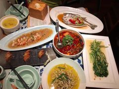 蒜蓉粉丝凤尾虾-绿茶餐厅(布吉万象汇店)