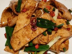 素烧千叶豆腐-绿茶餐厅(光谷世界城步行街店)