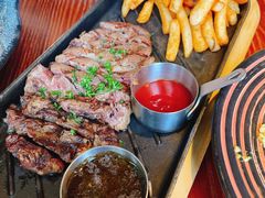 澳洲谷饲黑安格斯西冷牛排-澳骄 Aussie Kitchen·手工披萨·西餐(国大店)
