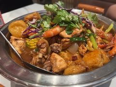 明虾鸡煲-大家火啫啫煲