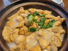 黄金蛋炖豆腐-张大嘴菜馆(庞各庄店)