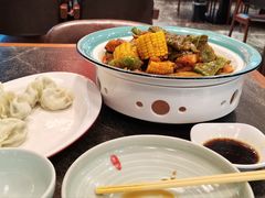 排骨土豆炖豆角-李记饺子·熏酱东北菜(欢乐谷店)