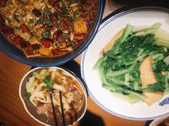 小白菜溜豆腐-好嫂子酱猪手•农家菜(华远坊店)