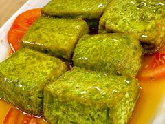 菜汁豆腐-巫记鸡饭店