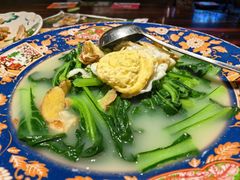 拍姜煎蛋浸淋菜叶-粤·向群饭店(麓景路店)