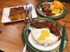 黑椒牛扒双蛋饭-肥韬茶餐厅(南山mini店)