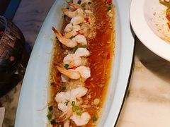 蒜蓉粉丝虾-绿茶餐厅(光谷世界城步行街店)