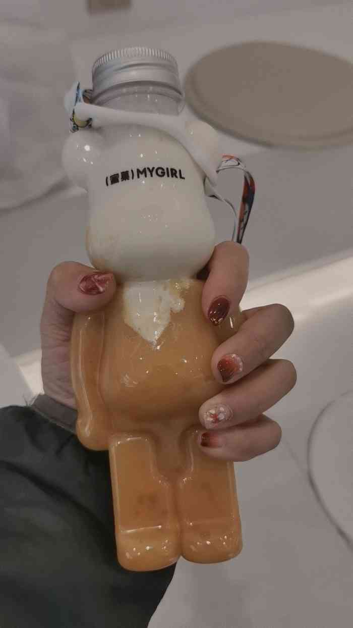 蜜菓my·girl(台东一店)-"最近风很大的一款奶茶,所以路过的时候买了.