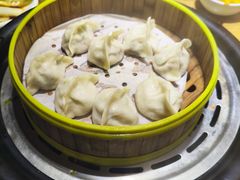 韭菜虾仁肉丁-三个渔夫·蒸汽海鲜(万德大厦店)