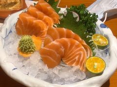 三文鱼刺身-有喜屋·烧鸟·居酒屋(三钢里店)