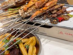 -宝记烧烤·碳锅羊肉·羊蝎子火锅·夜食社(文体路创始店)