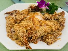 芝麻烧鸡-台山美食一绝阿四台山黄鳝饭(阿四创作店)