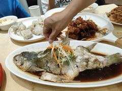 清蒸鲈鱼-大眼锅贴水饺(河东店)