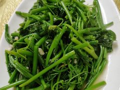 蒜蓉炒佛手瓜叶-粤友餐厅