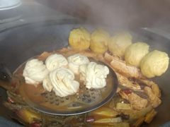 铁锅炖鱼-北京龙庆四季香农家饭庄·灶台鱼·碳烤虹鳟鱼(龙庆峡店)