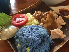 -蝶豆花蓝面条