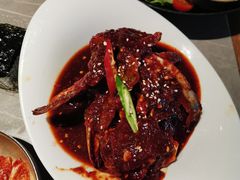-草家酱蟹炭火烤肉店(珲春南路一店)