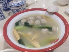 生汆丸子汤-子午路张记肉夹馍(小寨西路店)