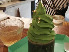 抹茶芥末冰淇淋-茶是一枝花泡茶店