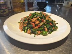 韭菜炒河虾-芝城故事·建瓯土菜