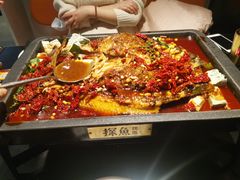 -探鱼·鲜青椒爽麻烤鱼(银泰城店)