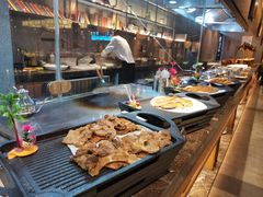 自助取餐区-韩京炭火烤肉自助料理(柯桥万达店)