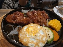 铁板猪颈肉扒-卡朋西餐(较场西路店)