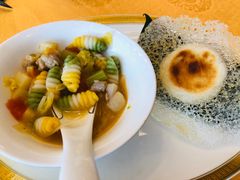 三色麻食配炉包-海尔洲际酒店天下一品中餐厅