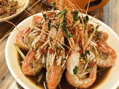 芥末罗氏虾-冶建镜子·老南昌大排档·江西虾王(总店)