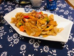 野生竹耳炒肉-禾悟农·农家私房菜