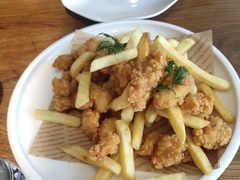 鸡米花薯条双拼-花舍·新派粤菜·西餐·下午茶(亚运村·鸟巢店)