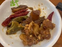 小菜盘里面的牛肉盘呀-全州拌饭馆(断桥店)
