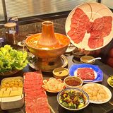 朝阳门坐满人的一家铜锅涮🥩