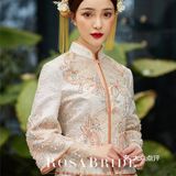 清新少女温柔感 这款秀禾也太心水了