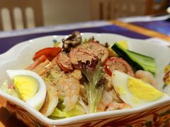 胡麻熟虾海鲜沙拉-浦·传统日式料理(3 5 1 1 店)