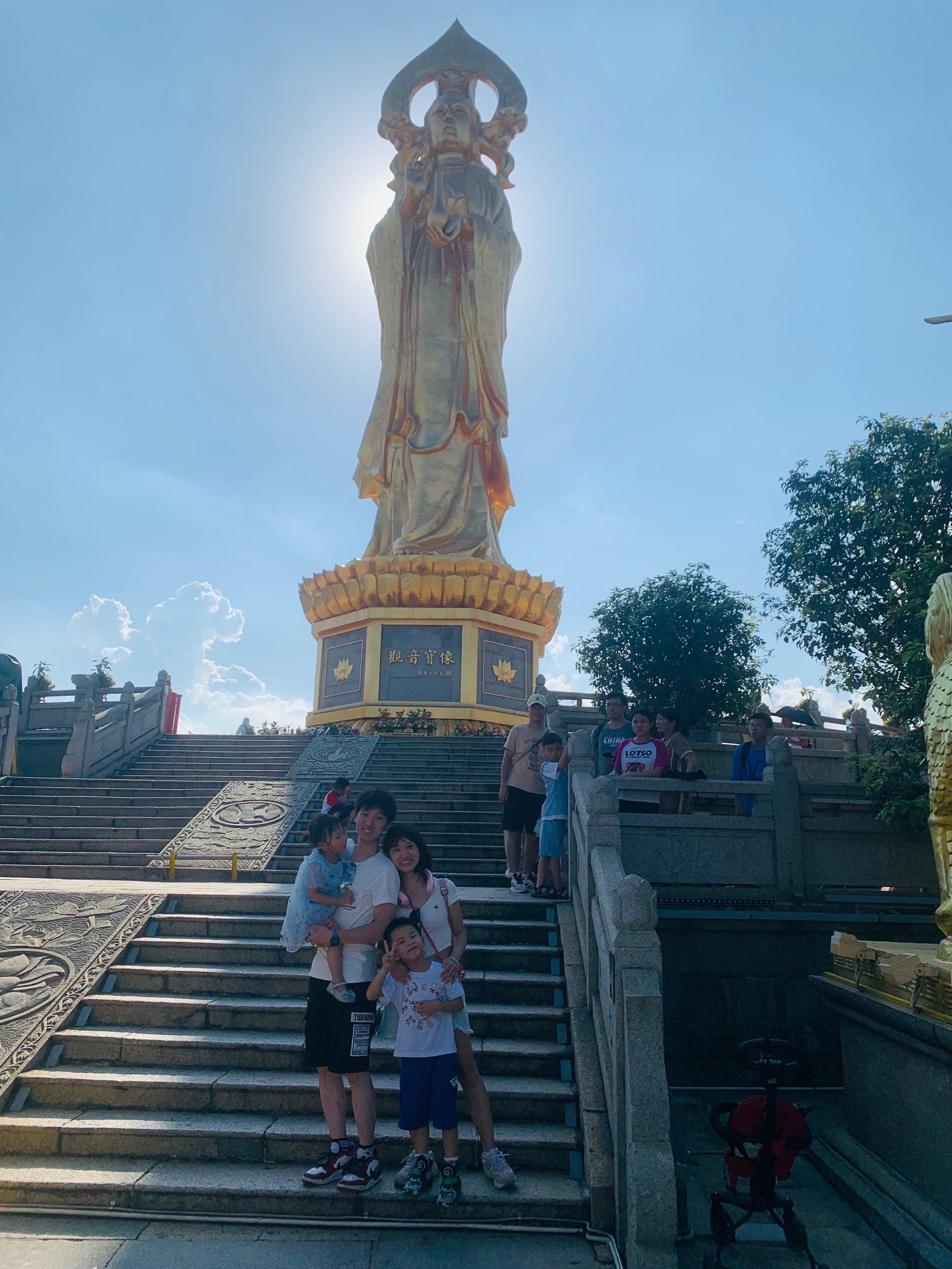 莲花山望海观音,祈福好去处～许愿真的挺灵验的