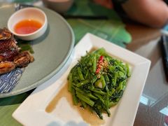 秘制虾酱炒空心菜-帕蓝·暹罗料理(大学路店)