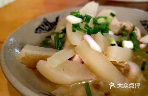Sour Radish with Pig Tripe