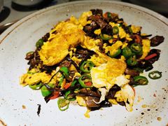 野菌炒土鸡蛋-辛香汇·现炒川菜(淮海路百盛店)