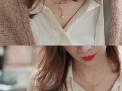 珍珠蝴蝶结项链-星巴克臻选(广州沙面店)